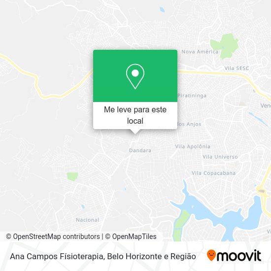 Ana Campos Físioterapia mapa