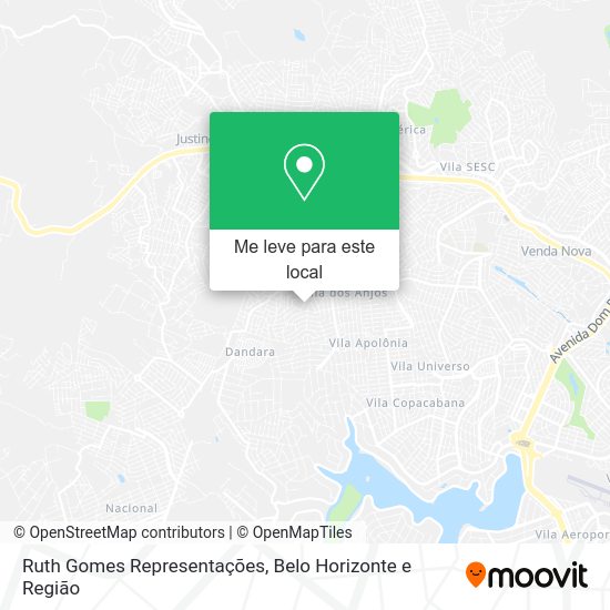 Ruth Gomes Representações mapa