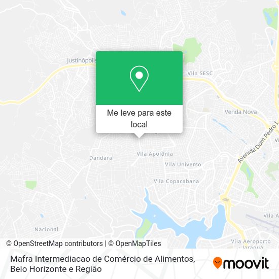 Mafra Intermediacao de Comércio de Alimentos mapa