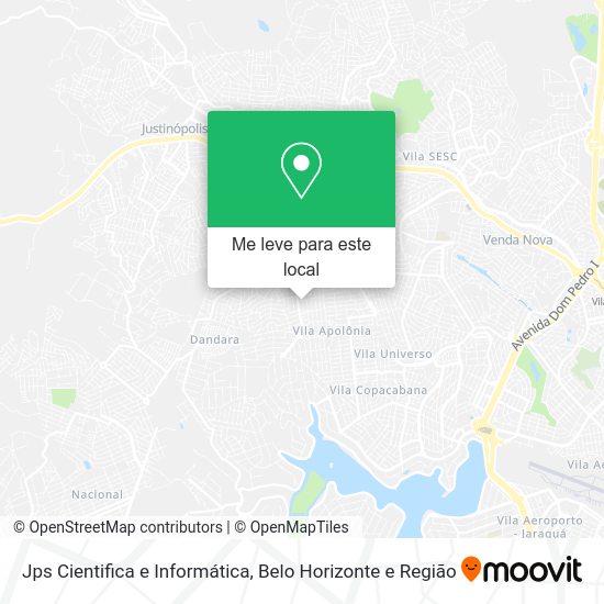 Jps Cientifica e Informática mapa