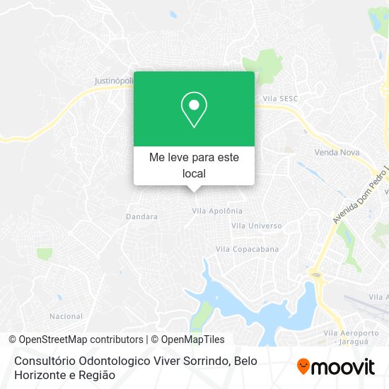 Consultório Odontologico Viver Sorrindo mapa