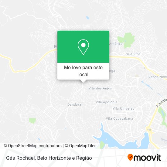 Gás Rochael mapa
