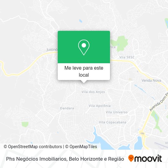 Phs Negócios Imobiliarios mapa