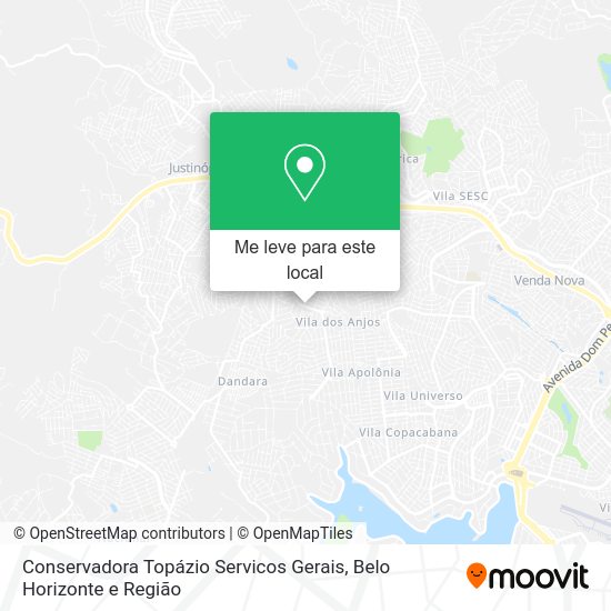 Conservadora Topázio Servicos Gerais mapa