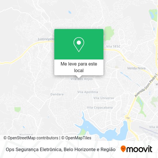 Ops Segurança Eletrônica mapa