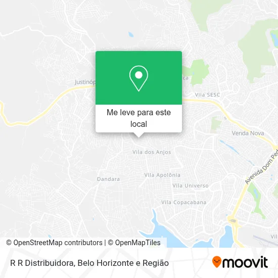 R R Distribuidora mapa