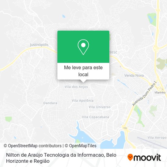 Nilton de Araújo Tecnologia da Informacao mapa