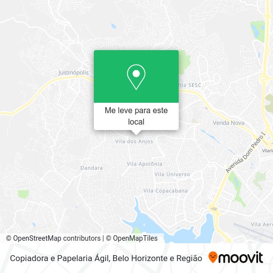 Copiadora e Papelaria Ágil mapa