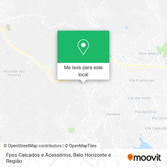 Fpss Calcados e Acessórios mapa