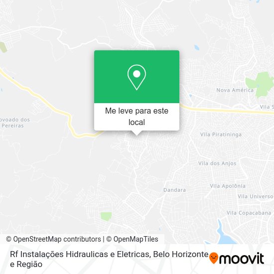 Rf Instalações Hidraulicas e Eletricas mapa