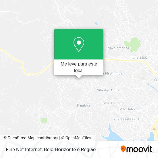 Fine Net Internet mapa
