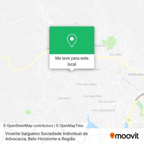 Vicente Salgueiro Sociedade Individual de Advocacia mapa