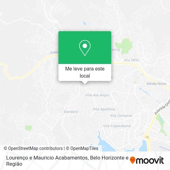 Lourenço e Mauricio Acabamentos mapa