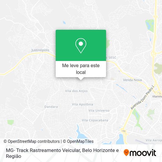 MG- Track Rastreamento Veicular mapa