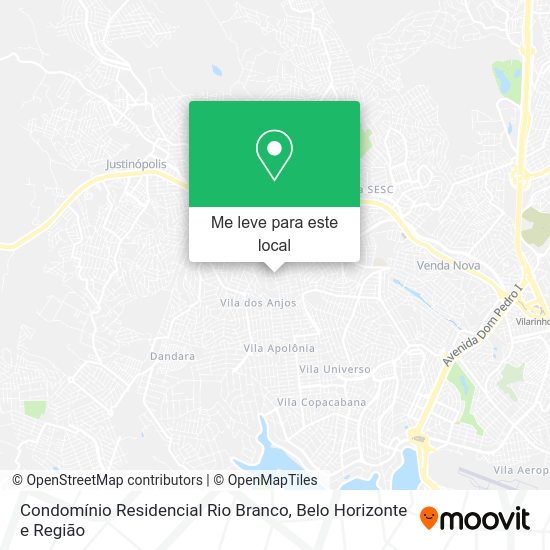 Condomínio Residencial Rio Branco mapa