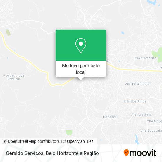 Geraldo Serviços mapa
