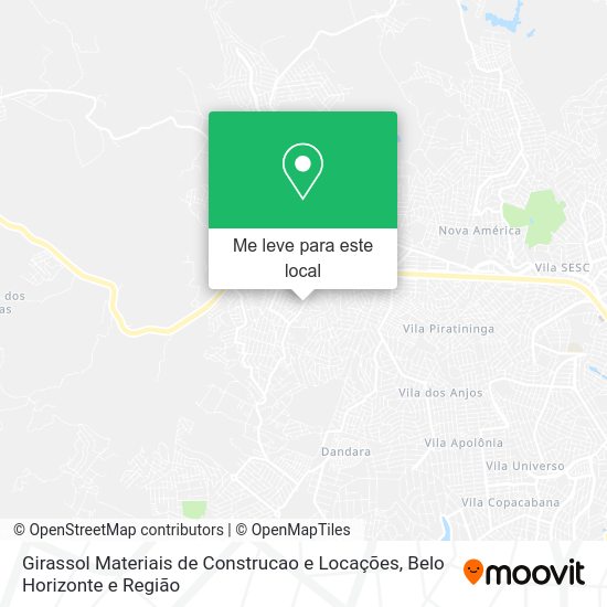 Girassol Materiais de Construcao e Locações mapa