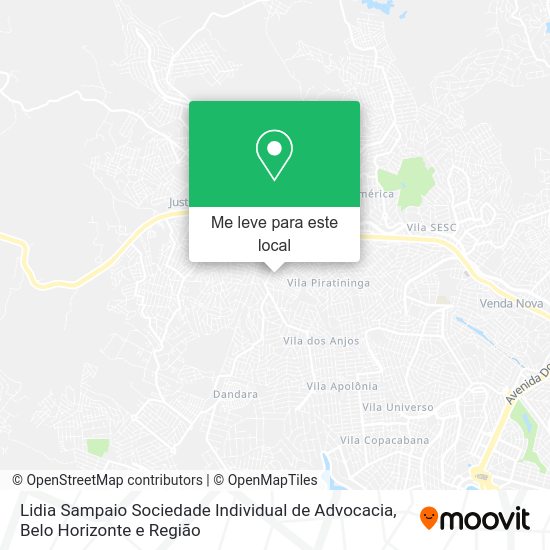 Lidia Sampaio Sociedade Individual de Advocacia mapa