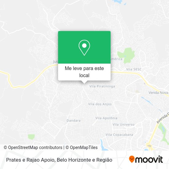 Prates e Rajao Apoio mapa