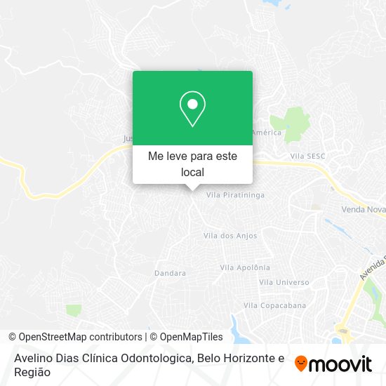 Avelino Dias Clínica Odontologica mapa