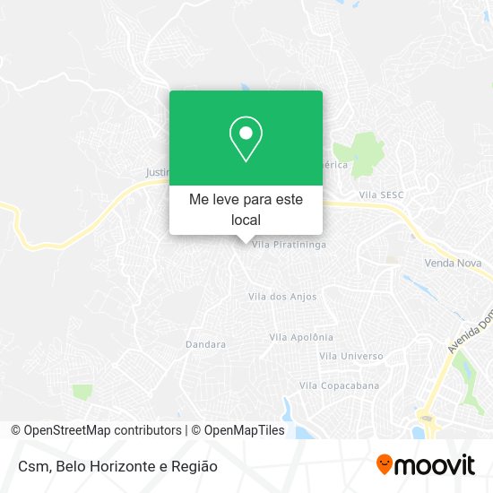 Csm mapa