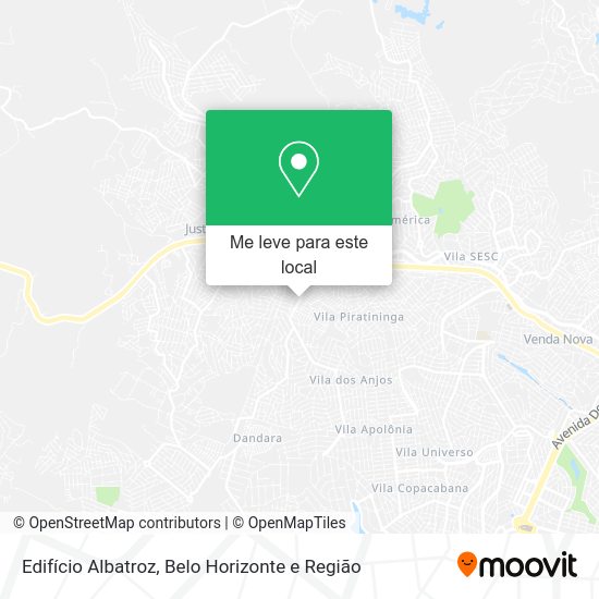 Edifício Albatroz mapa
