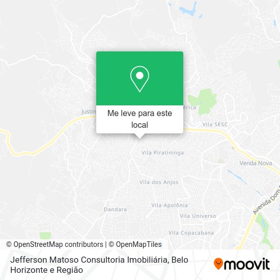 Jefferson Matoso Consultoria Imobiliária mapa