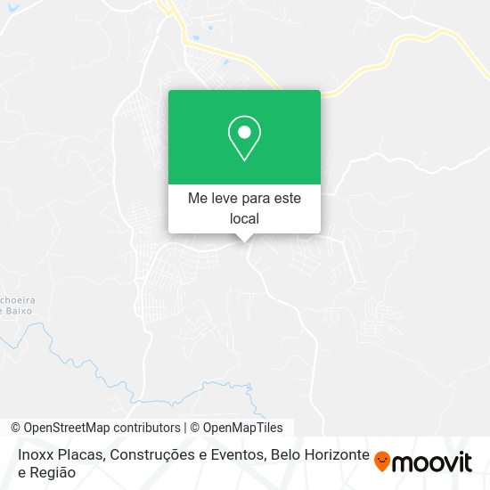 Inoxx Placas, Construções e Eventos mapa