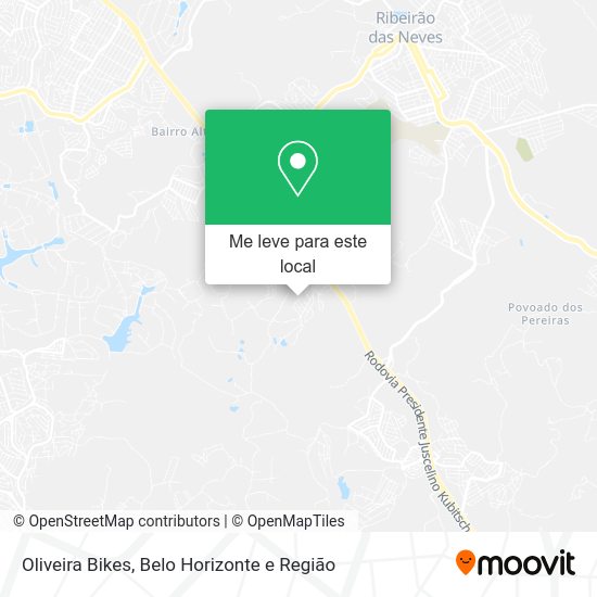Oliveira Bikes mapa