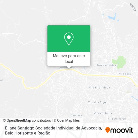 Eliane Santiago Sociedade Individual de Advocacia mapa