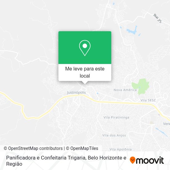 Panificadora e Confeitaria Trigaria mapa