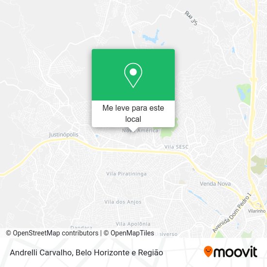 Andrelli Carvalho mapa
