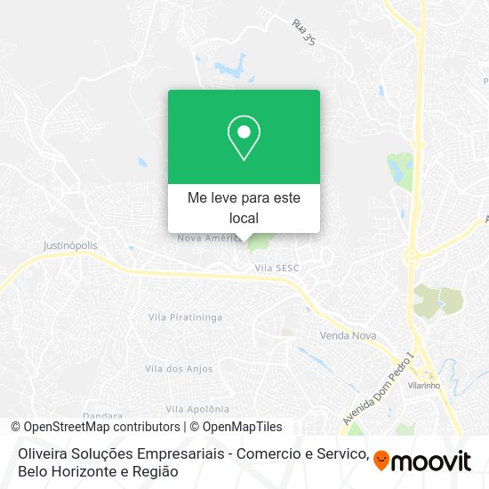 Oliveira Soluções Empresariais - Comercio e Servico mapa