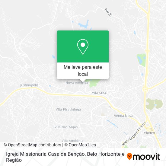 Igreja Missionaria Casa de Benção mapa