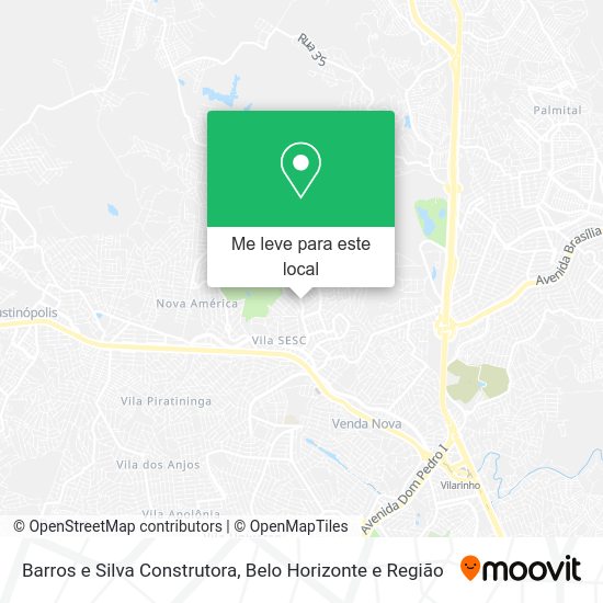 Barros e Silva Construtora mapa