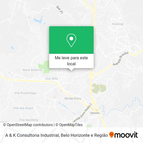 A & K Consultoria Industrial mapa