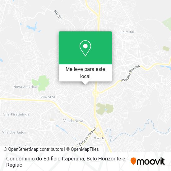 Condomínio do Edificio Itaperuna mapa