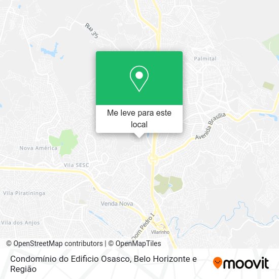 Condomínio do Edificio Osasco mapa