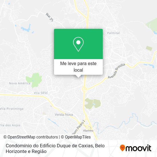 Condomínio do Edificio Duque de Caxias mapa