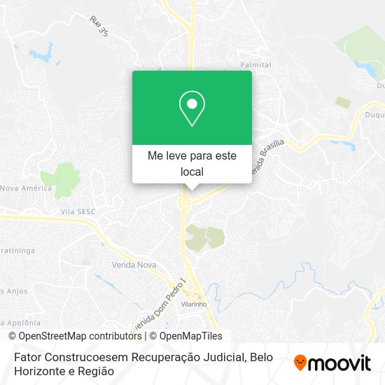 Fator Construcoesem Recuperação Judicial mapa