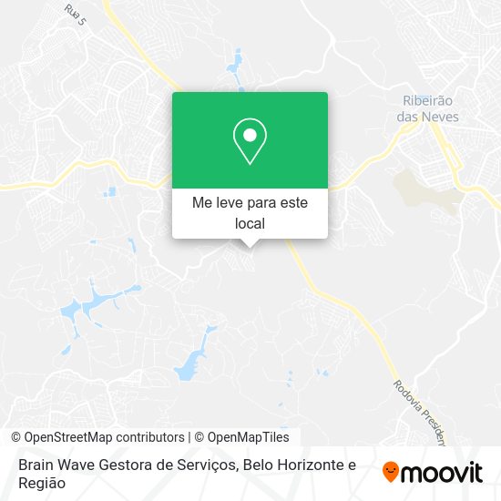 Brain Wave Gestora de Serviços mapa
