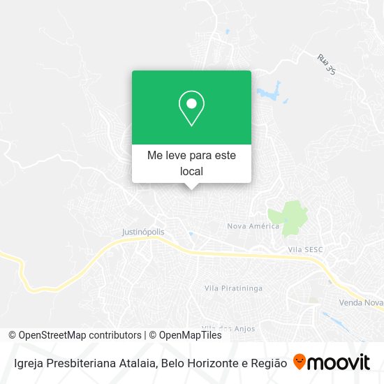 Igreja Presbiteriana Atalaia mapa