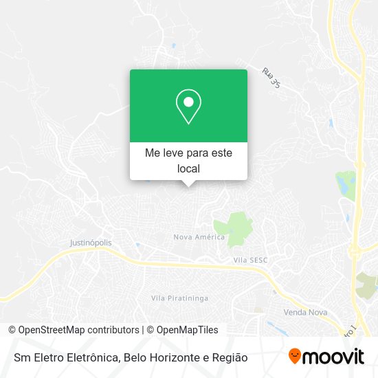 Sm Eletro Eletrônica mapa