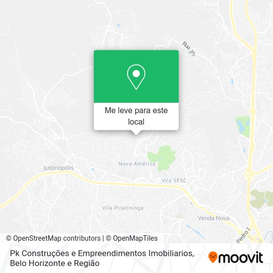 Pk Construções e Empreendimentos Imobiliarios mapa
