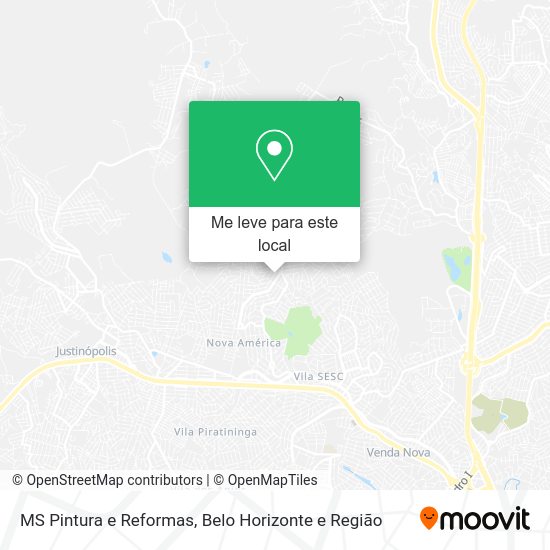 MS Pintura e Reformas mapa