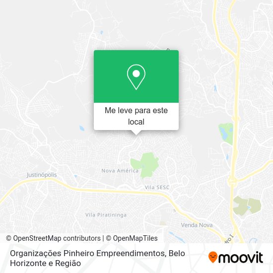 Organizações Pinheiro Empreendimentos mapa