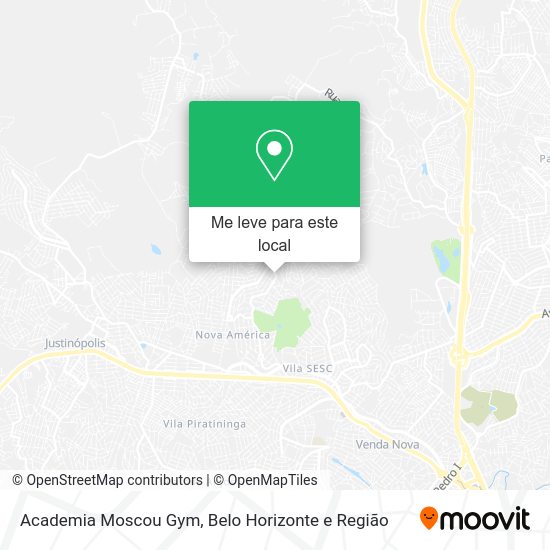 Academia Moscou Gym mapa