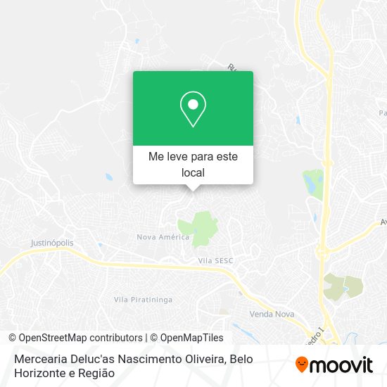Mercearia Deluc'as Nascimento Oliveira mapa