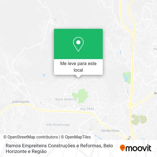 Ramos Empreiteira Construções e Reformas mapa