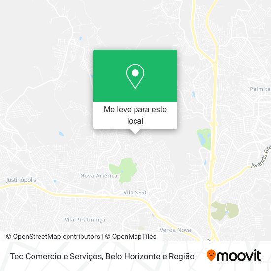 Tec Comercio e Serviços mapa